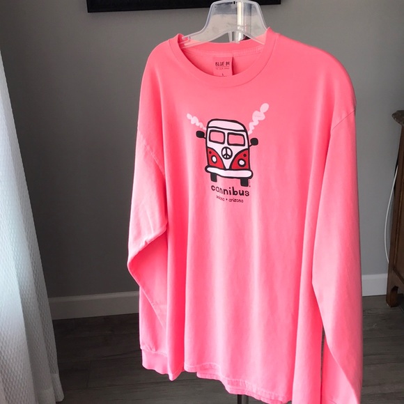 Blue 84 Tops - Hot Pink  ,Long Sleeve Tee-Shirt.